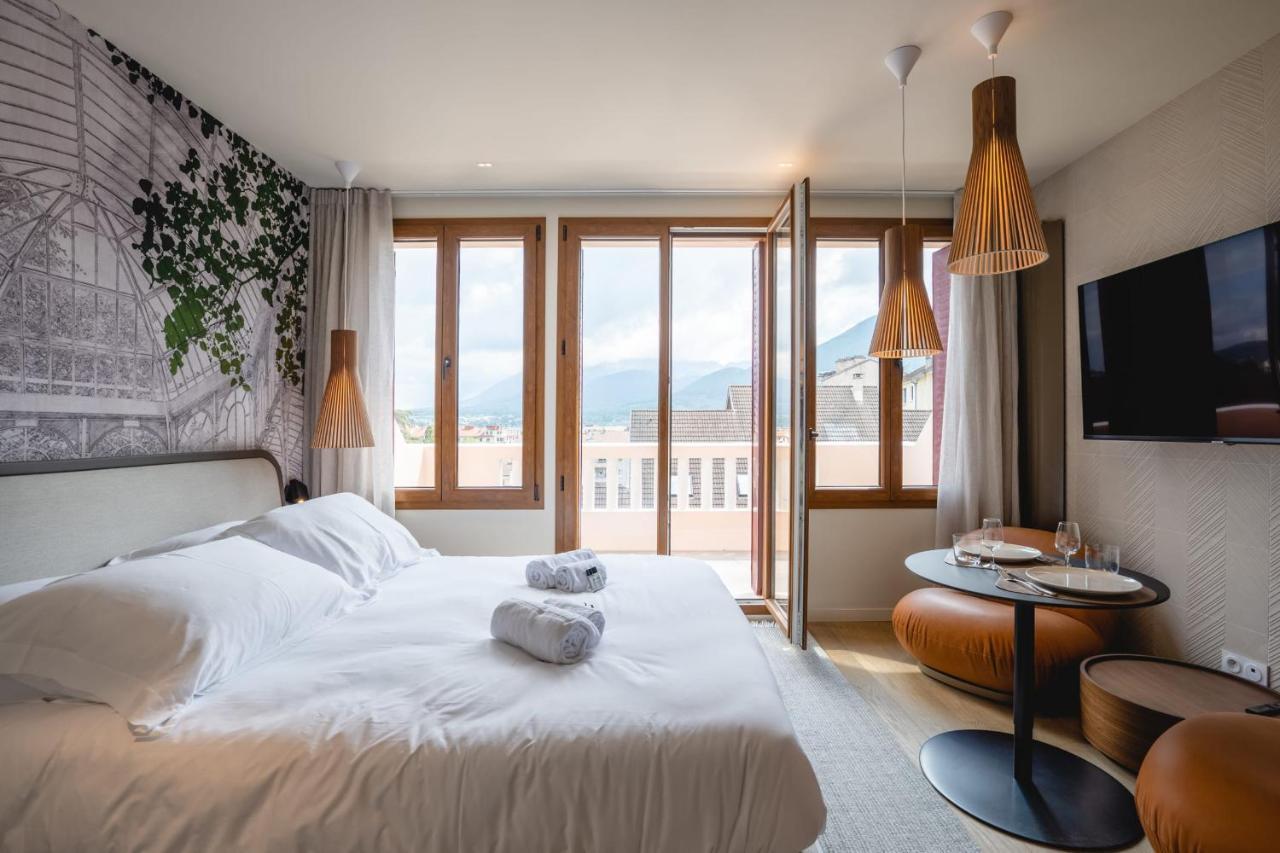 Le Nid Du Favre I - Charming Studio With Stunning Lake View Annecy Exterior foto