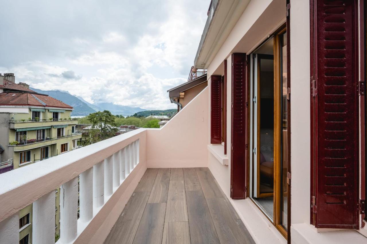 Le Nid Du Favre I - Charming Studio With Stunning Lake View Annecy Exterior foto